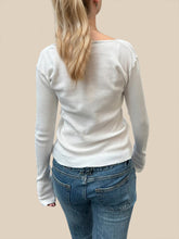 Devine Quarter Button Long Sleeve T-Shirt OutfitFlow